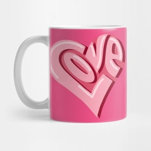 LOVE HEART PINK Mug